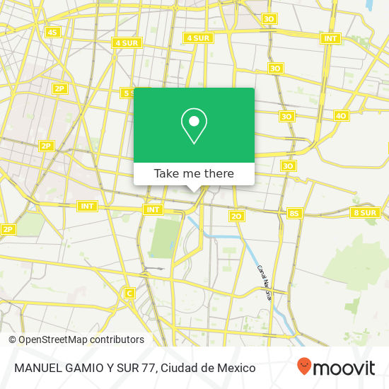 MANUEL GAMIO Y SUR 77 map