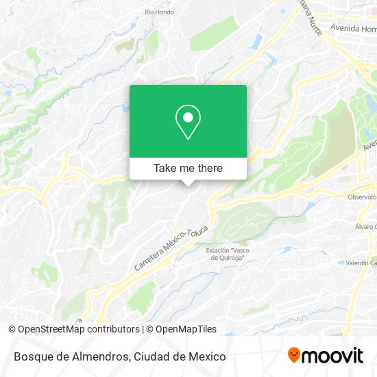 Mapa de Bosque de Almendros