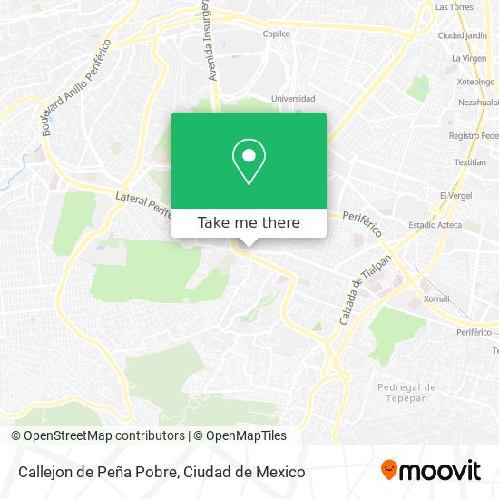Callejon de Peña Pobre map