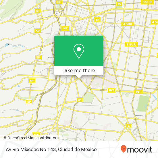 Av  Río Mixcoac  No  143 map