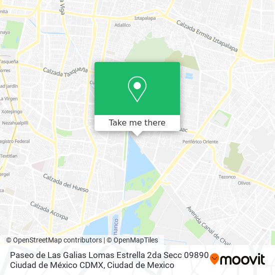 Paseo de Las Galias  Lomas Estrella 2da Secc  09890 Ciudad de México  CDMX map