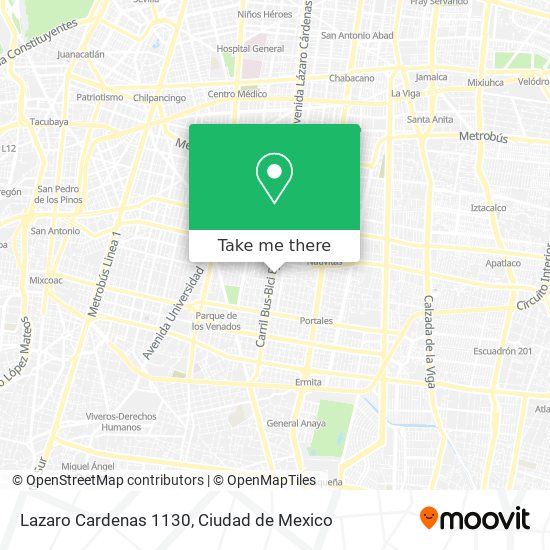 Lazaro Cardenas   1130 map