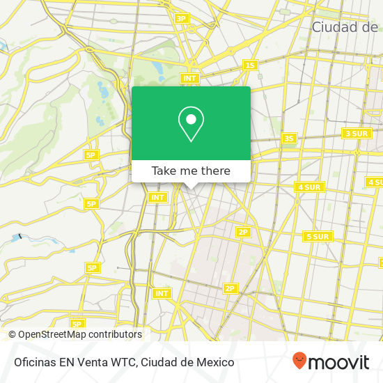 Oficinas EN Venta  WTC map