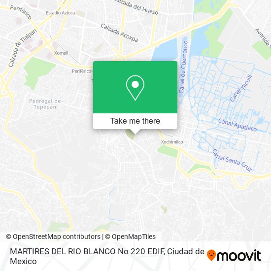 MARTIRES DEL RIO BLANCO No  220  EDIF map