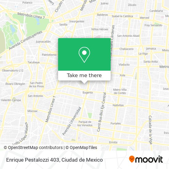 Mapa de Enrique Pestalozzi 403