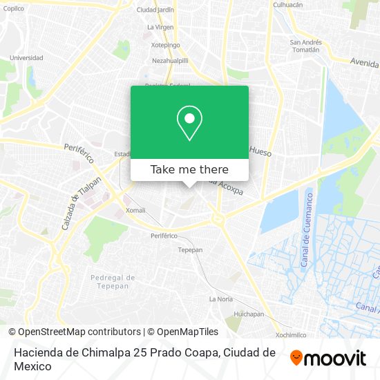 Mapa de Hacienda de Chimalpa 25   Prado Coapa