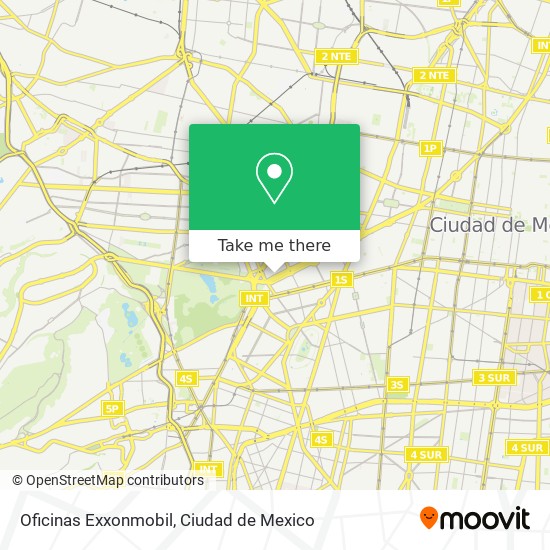 Oficinas Exxonmobil map