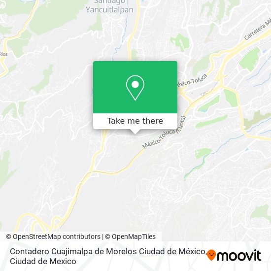 Contadero  Cuajimalpa de Morelos  Ciudad de México map