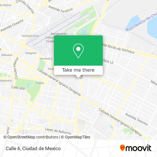 Calle 6 map