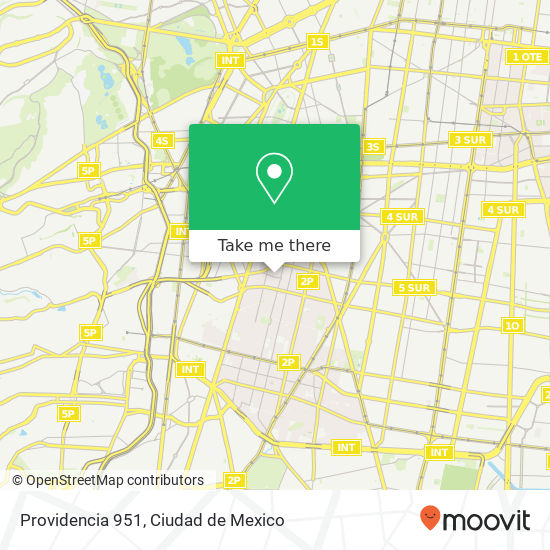 Providencia 951 map