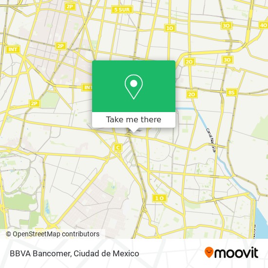 BBVA Bancomer map