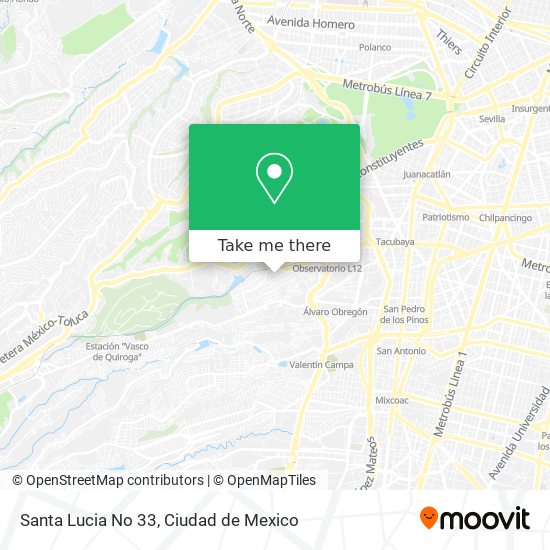 Mapa de Santa Lucia No  33