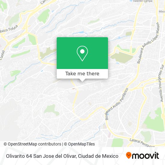 Olivarito 64  San Jose del Olivar map