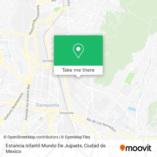 Mapa de Estancia Infantil Mundo De Juguete