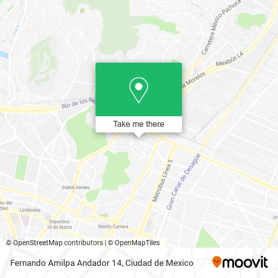 Fernando Amilpa Andador 14 map