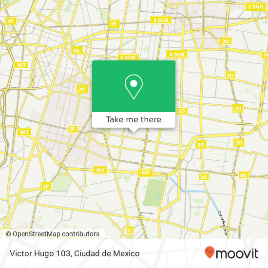 Victor Hugo 103 map
