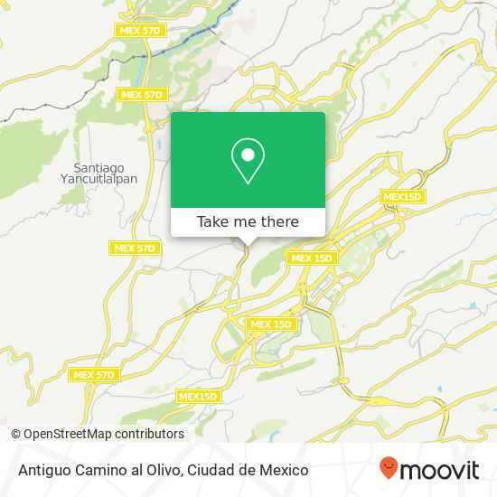 Antiguo Camino al Olivo map