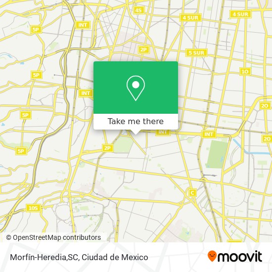 Mapa de Morfín-Heredia,SC