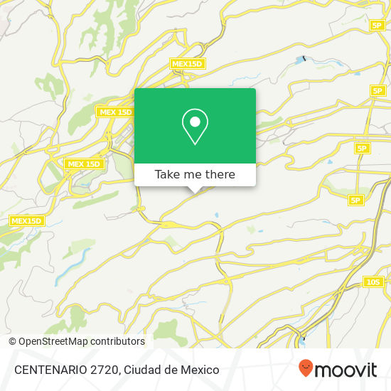 CENTENARIO 2720 map