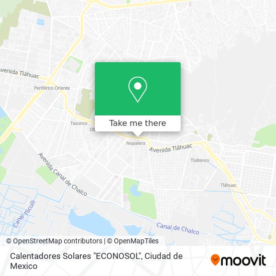 Calentadores Solares "ECONOSOL" map