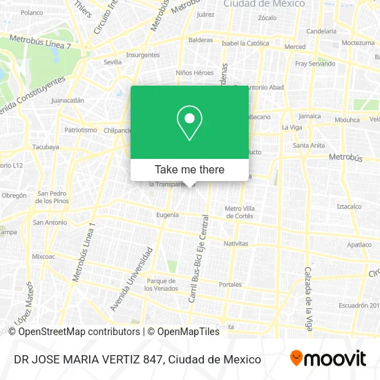 DR  JOSE MARIA VERTIZ   847 map