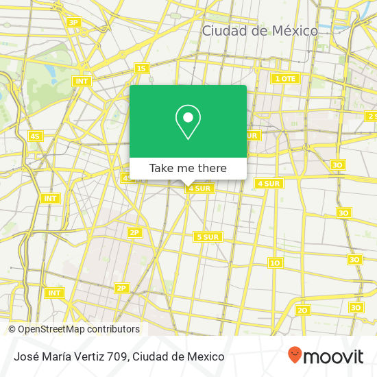 José María Vertiz 709 map