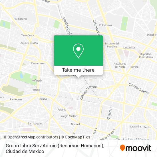 Grupo Libra Serv.Admin.(Recursos Humanos) map