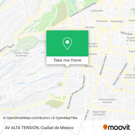 AV  ALTA TENSIÓN map