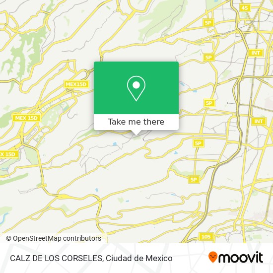 CALZ DE LOS CORSELES map