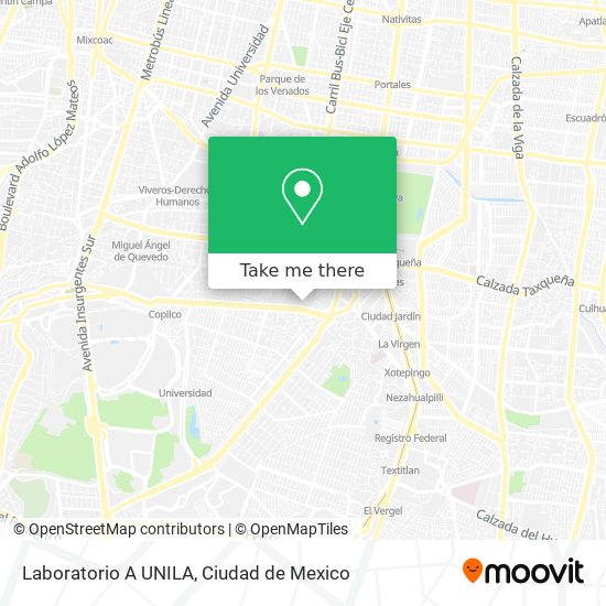 Laboratorio A UNILA map