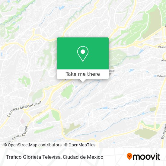 Mapa de Trafico Glorieta Televisa