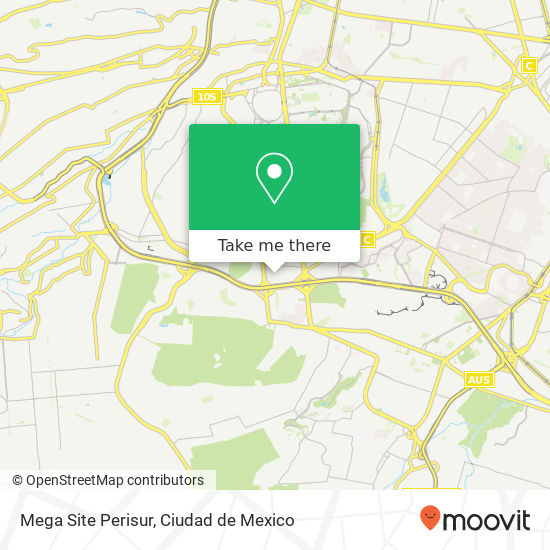 Mega Site Perisur map