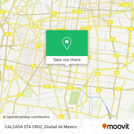 CALZADA STA CRUZ map