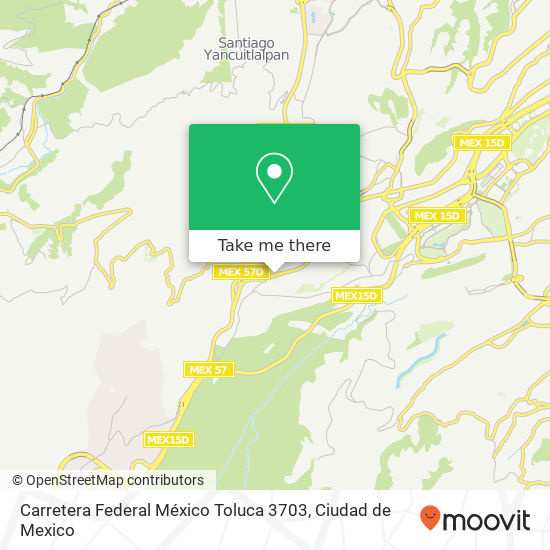 Carretera Federal México Toluca 3703 map