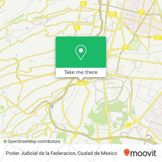 Poder Judicial de la Federacion map