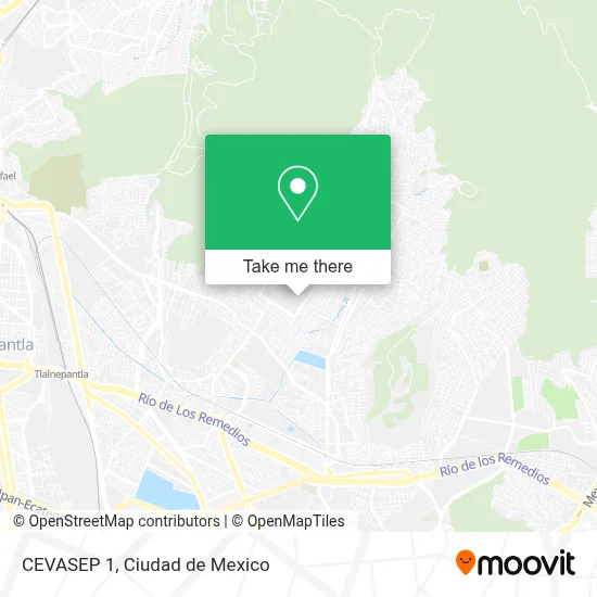 CEVASEP 1 map
