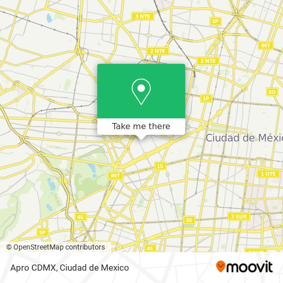 Apro CDMX map