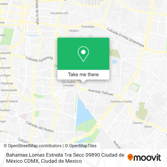 Bahamas  Lomas Estrella 1ra Secc  09890 Ciudad de México  CDMX map