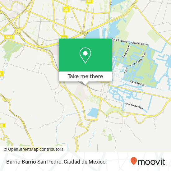 Mapa de Barrio Barrio San Pedro