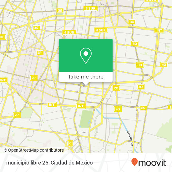 municipio libre 25 map