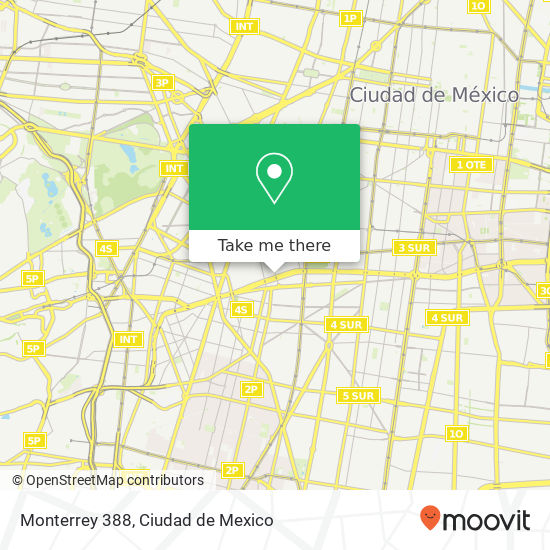 Monterrey 388 map