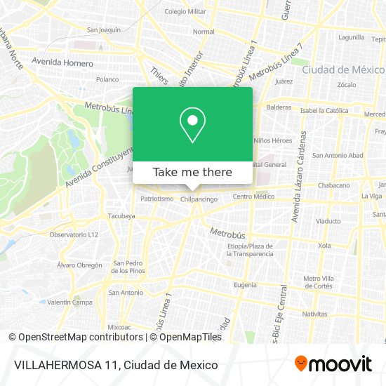 VILLAHERMOSA  11 map