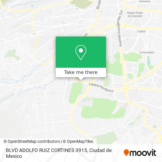 BLVD ADOLFO RUIZ CORTINES 3915 map