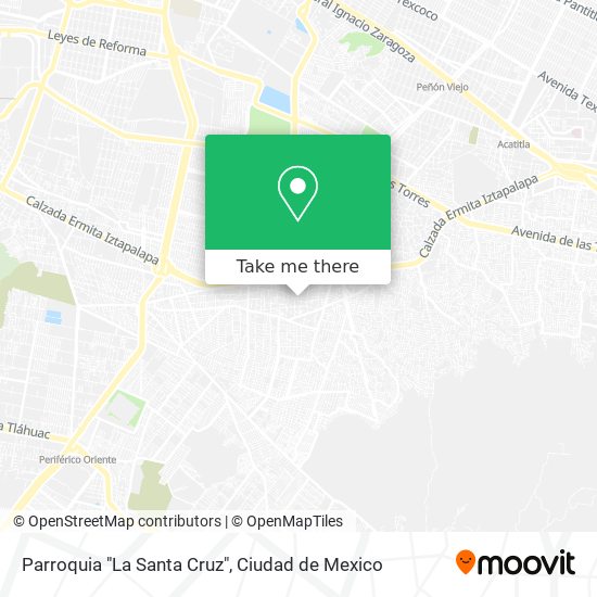 Parroquia "La Santa Cruz" map