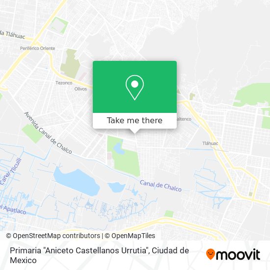 Primaria "Aniceto Castellanos Urrutia" map