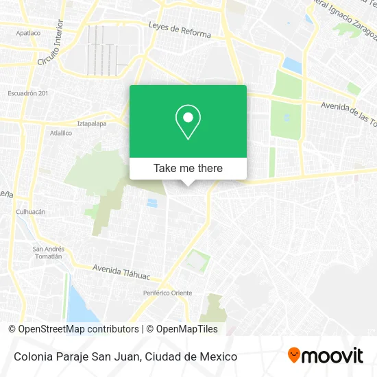 Mapa de Colonia Paraje San Juan