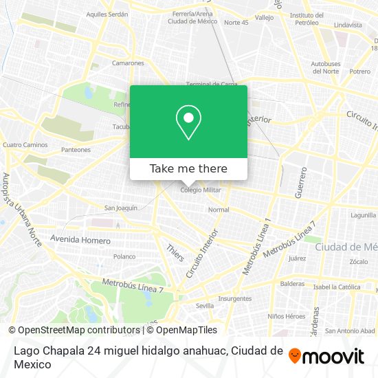 Mapa de Lago Chapala 24  miguel hidalgo  anahuac