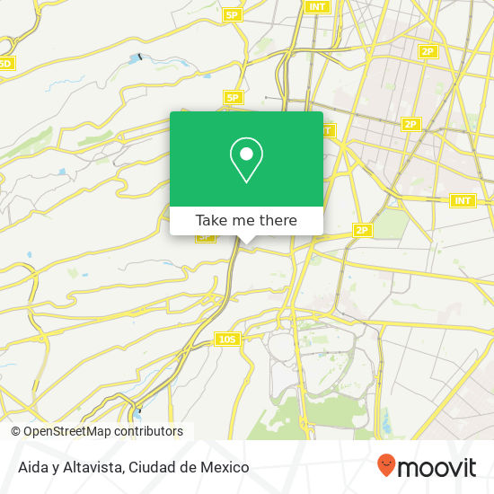 Aida y Altavista map