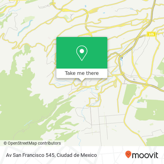 Mapa de Av San Francisco 545