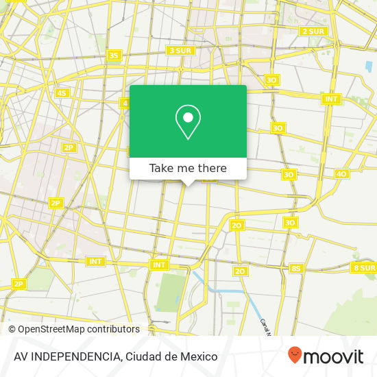 AV  INDEPENDENCIA map